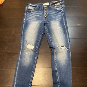 KanCan jeans with some distressing - size 11/29